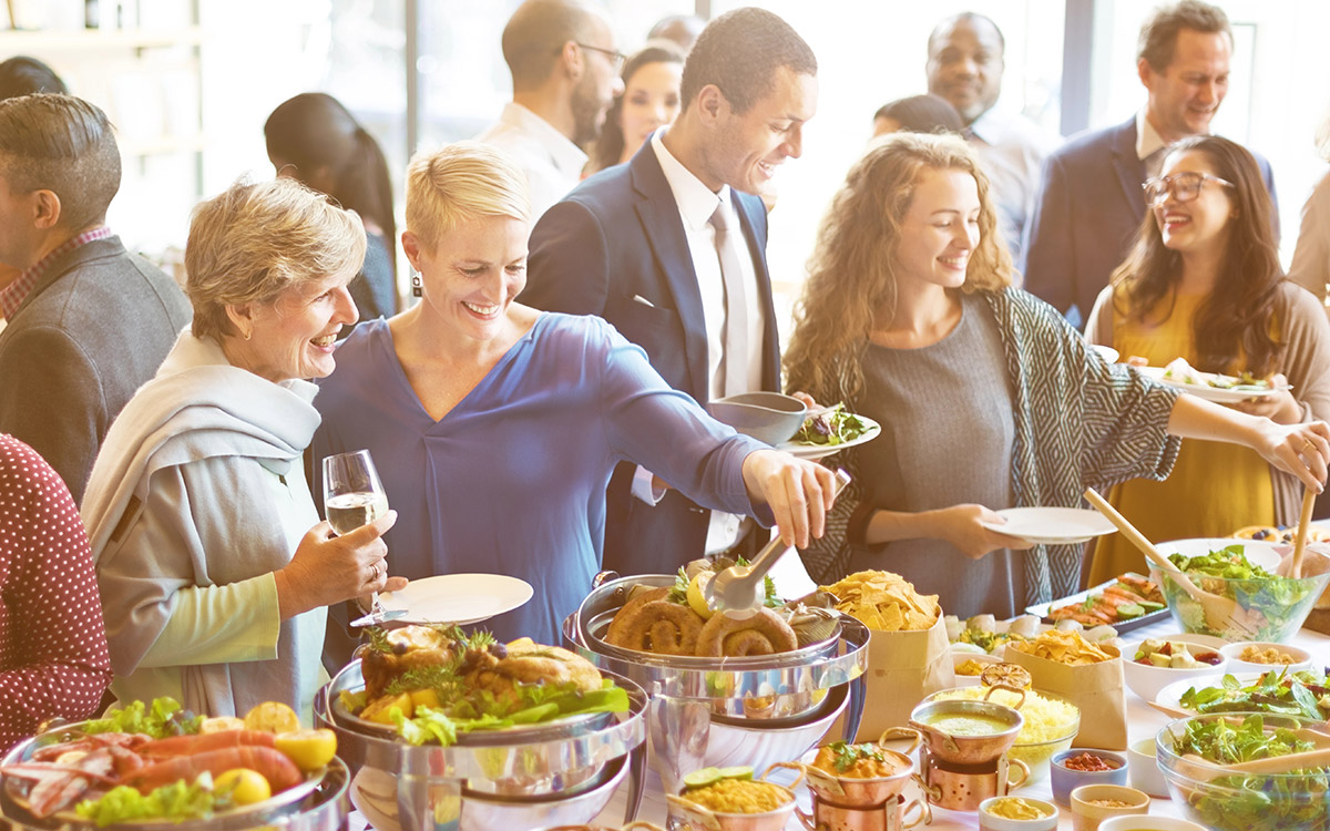 business office catering event